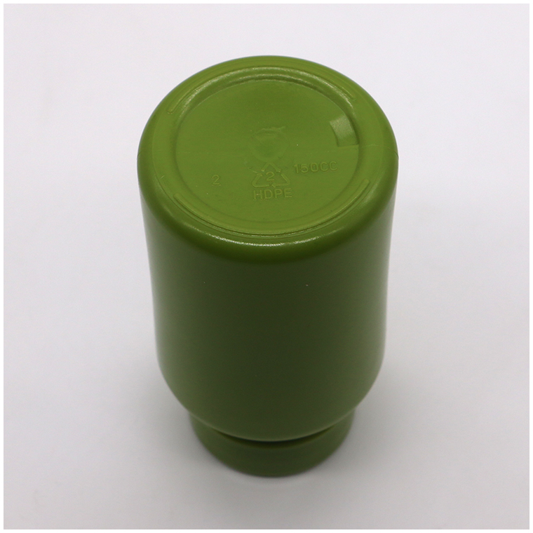 Plastic HDPE Bottle 150ml 5oz Wide Mouth Empty Capsule Containers with Flip Cap