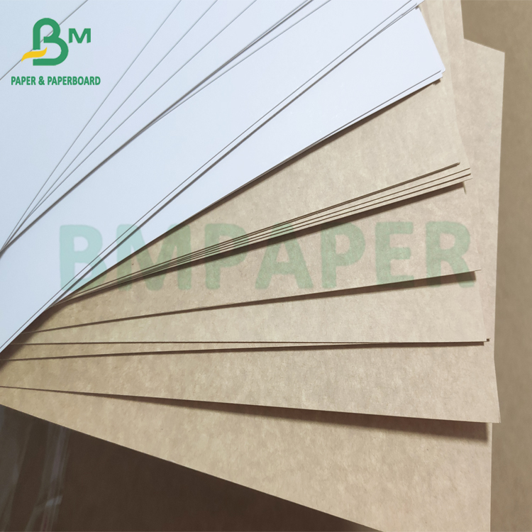 White Clay Coating On The Front Side And Natural Brown Back Side Paper Board