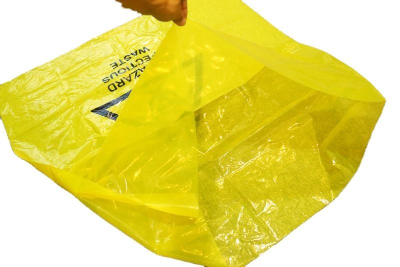 Biodegradable Plastic Hospital Biohazard Waste Bags Biohazard Bags Price Autoclavable Temperature Indicator Patch