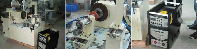 Panasonic Automatic MIG welder , Steel Rould Pot Automatic Welding Machine