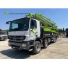 Buy cheap Re-Manufactured Used Concrete Boom Trucks 56 Meter Mounted Concrete Pump from wholesalers