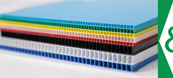 OEM black PP Corrugated Sheet Honeycomb Polypropylene Sheets 4x8