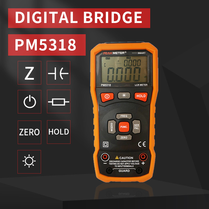 Ac Dc 10 - 50 Amp Auto Range Digital Multimeter High Reliability And Safety