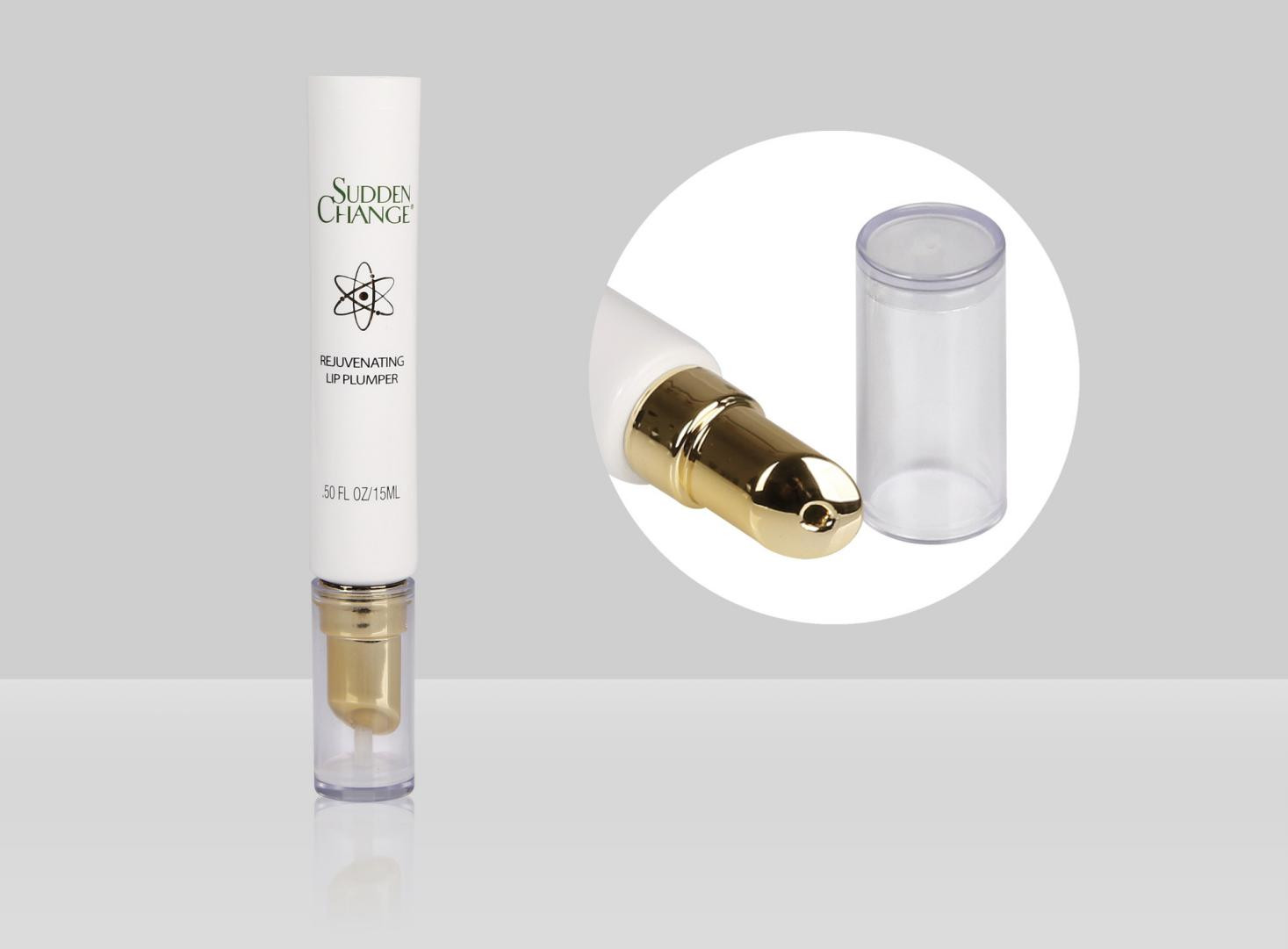 D19mm 10-25ml Custom Cosmetic Tubes Empty Eye Cream Plastic Squeeze Tubes Liquid Foundation With Nozzle