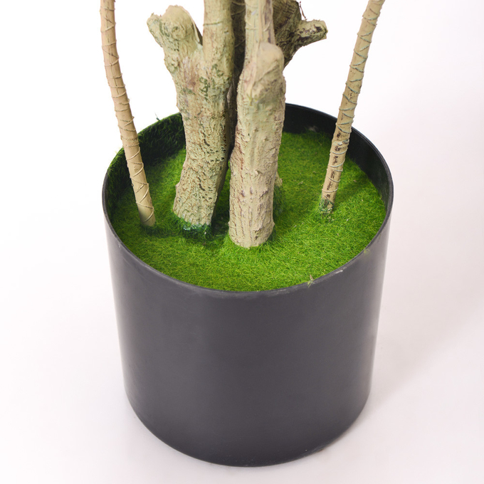 Artificial special-shaped dracaena Reflexa tree green home deco hotel office potted tree