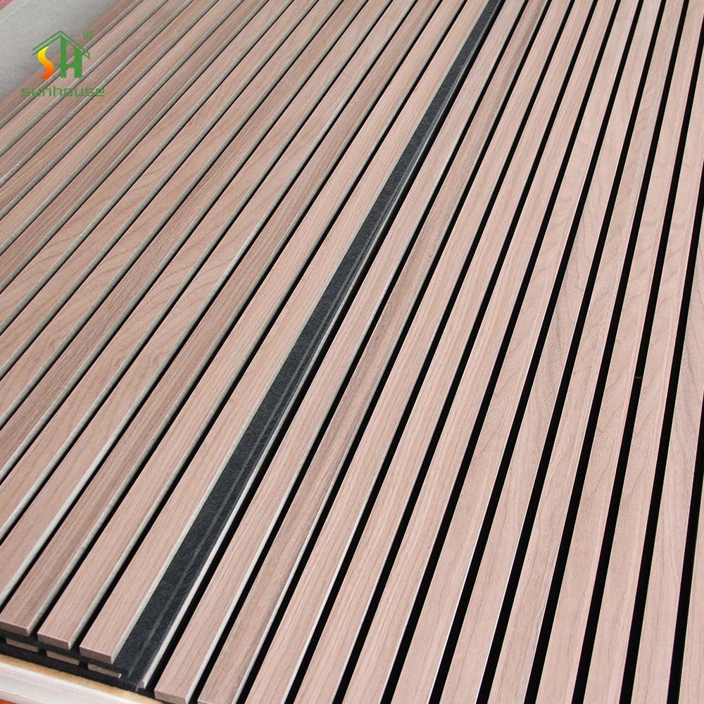 New Arrivals Hot Sales Durable Materials Acoustic Slat Wall Panel Anti-Scratch Oak Wall Panels