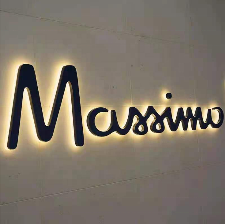 Creative ring acrylic light box Bar Coffee Clothing store atmosphere sense signs circular ring billboard