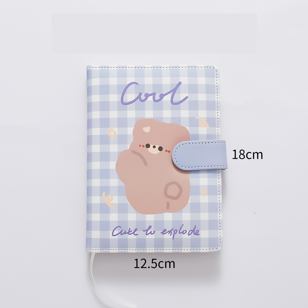 Leather Cute Ins Cartoon Student Color Page Hand Notebook LOGO Customization Accepted