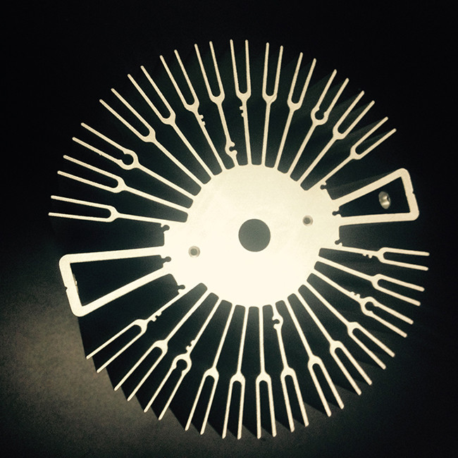 Big Size Aluminum Heatsink Extrusion Profiles Deep Processing 20 Years Lifetime