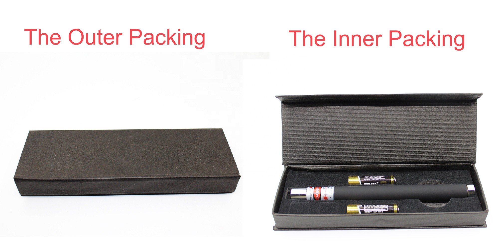 200mw 650nm Safe Line Laser Pointer Pen Red Mini Copper