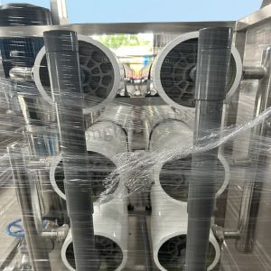 2sets 15T/H Single Stage Reverse Osmosis System With 80T Water Softening System