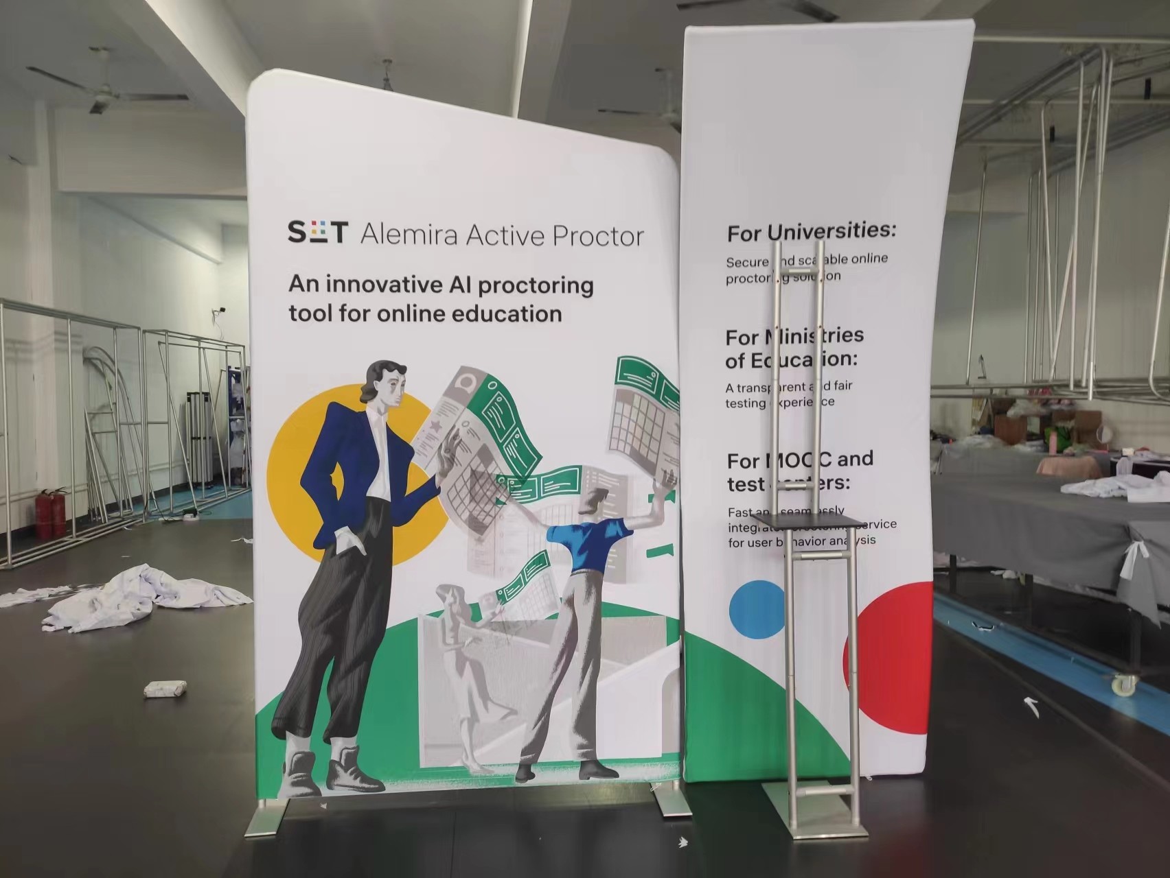 6 X 6 Trade Show Exhibition Display Pop Up Wall Banner Stand 30mm