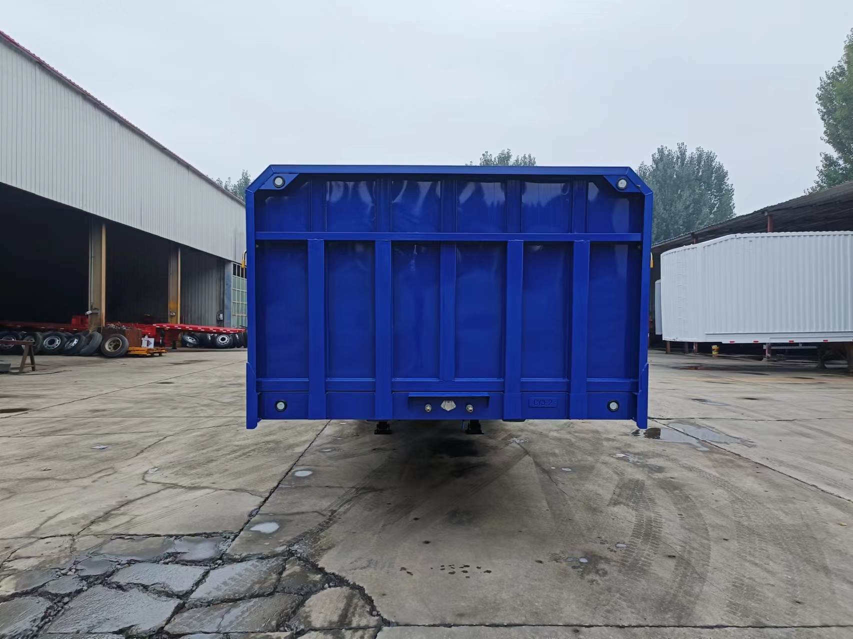 Truck 3-axle Fence Truck Cargo Semi Trailer Trailer Fence Side Wall Semi Trailer China Supplier