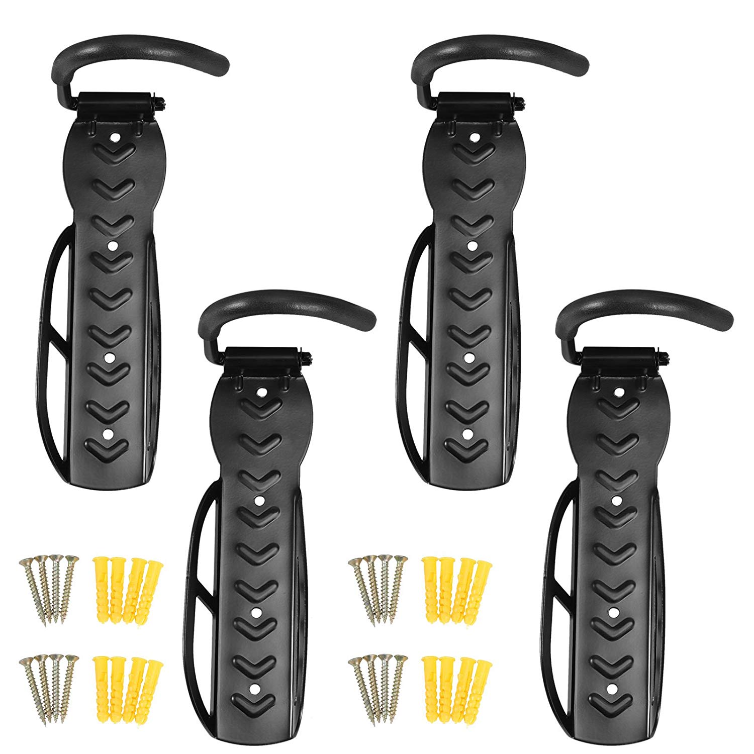 Carbon Steel Hitch Wall Mount Versatile Storage Device for Bike and Cargo Hitch Rack