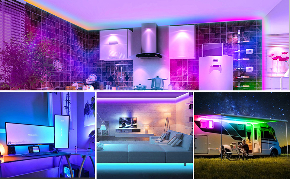 SP608E Bluetooth LED Strip Smart Controller Full Color 8CH Independent Signal