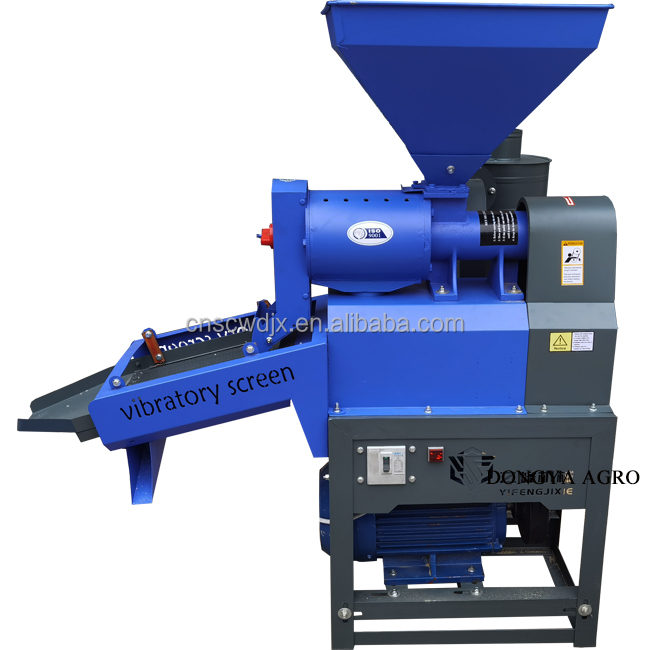 DONGYA AGRO 750KG Per Hour Commercial Vibration Rice Mill Machine