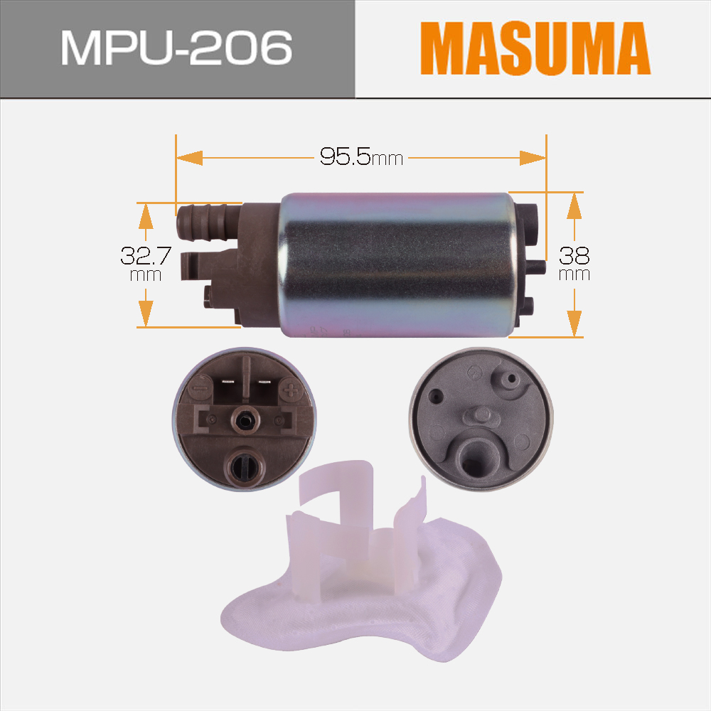 2007- Year Car Electric Fuel Pump for INFINITI FX35 17040-JN00A from MPU-206 MASUMA