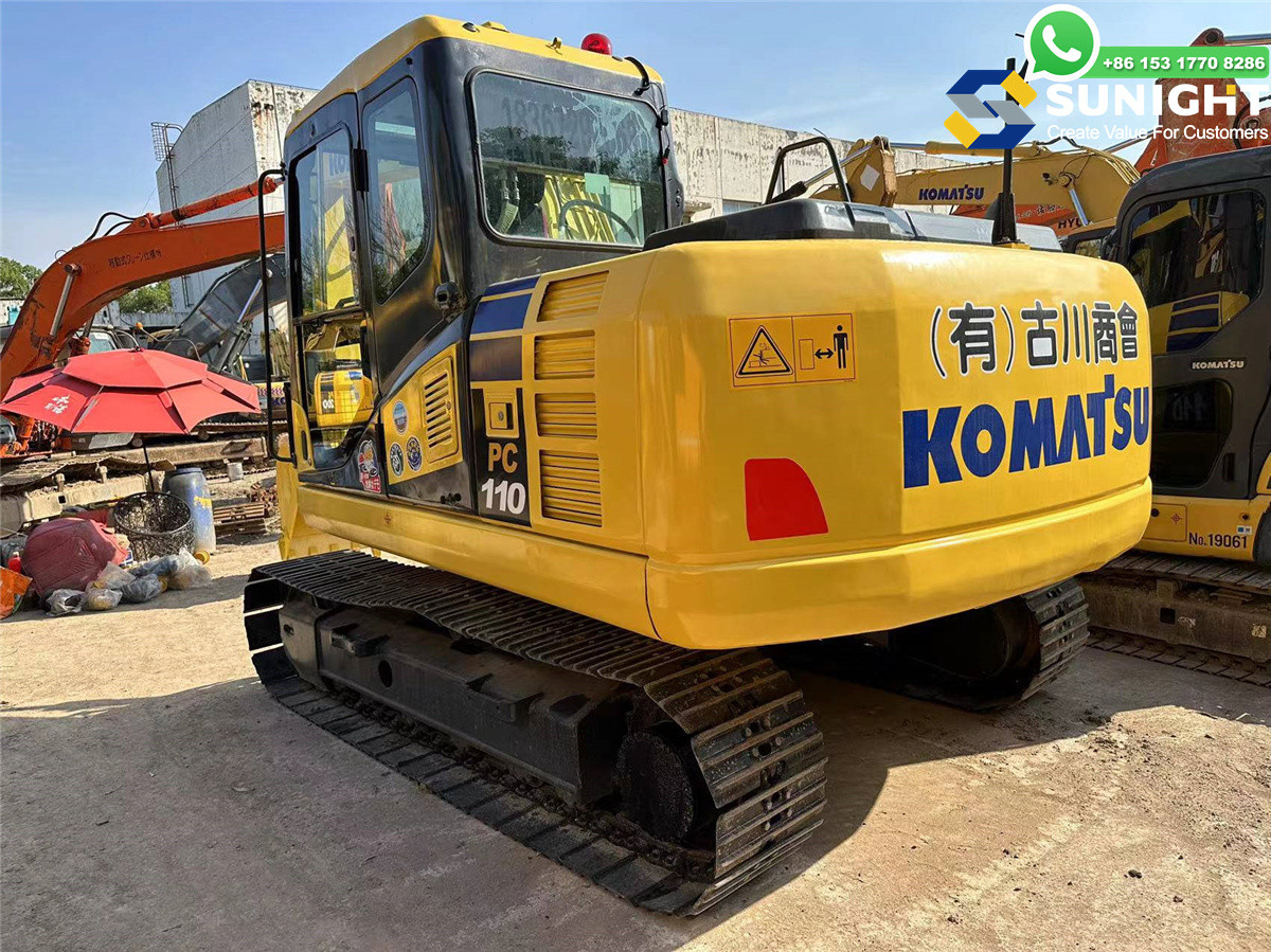 Komatsu PC110-8MO Large Excavator Diesel Excavator Rough Terrain Used Excavator