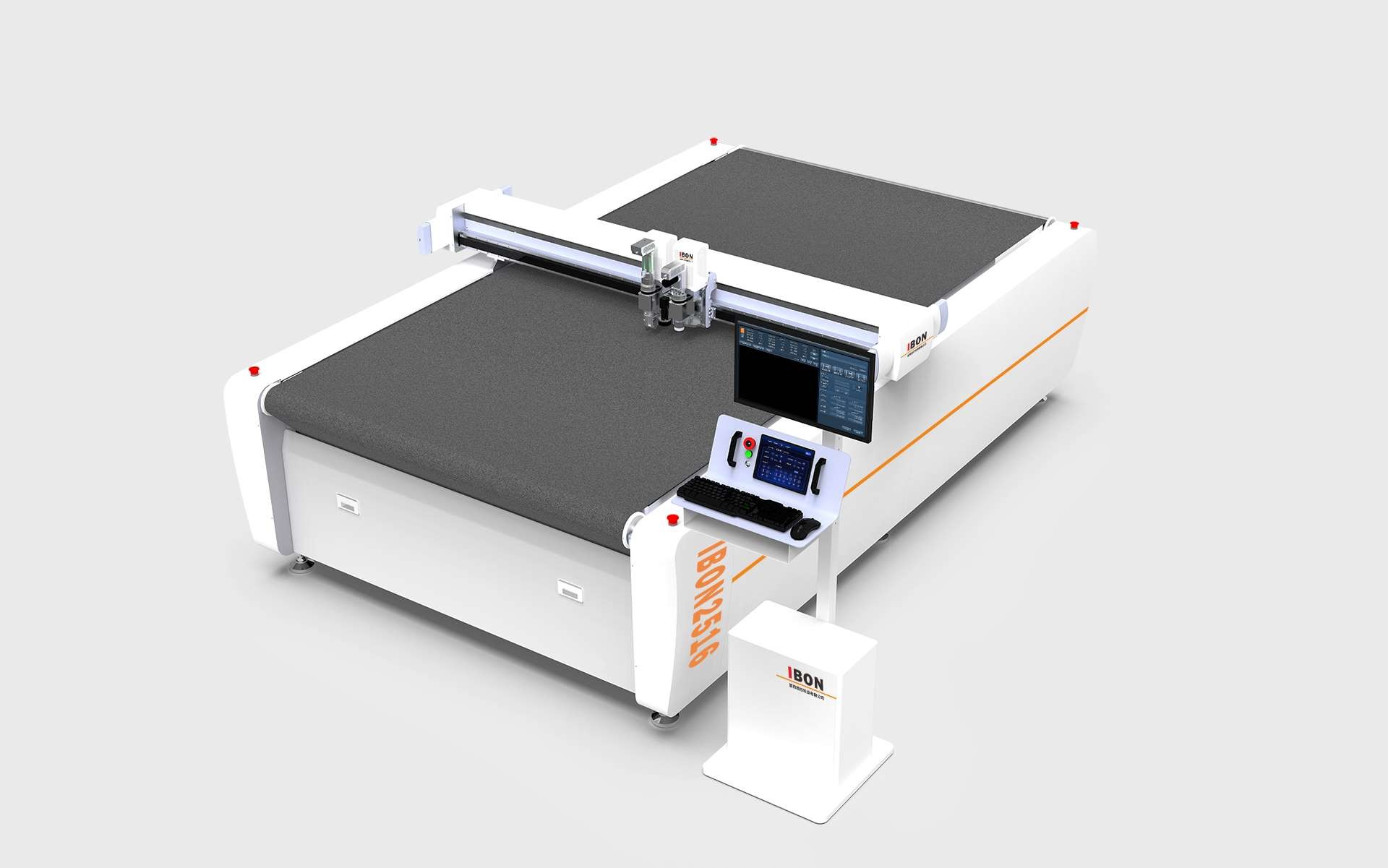 Customized CNC Textile Cutting Machine 200mm/s - 2000mm/s Garment Fabric Cutting Machine