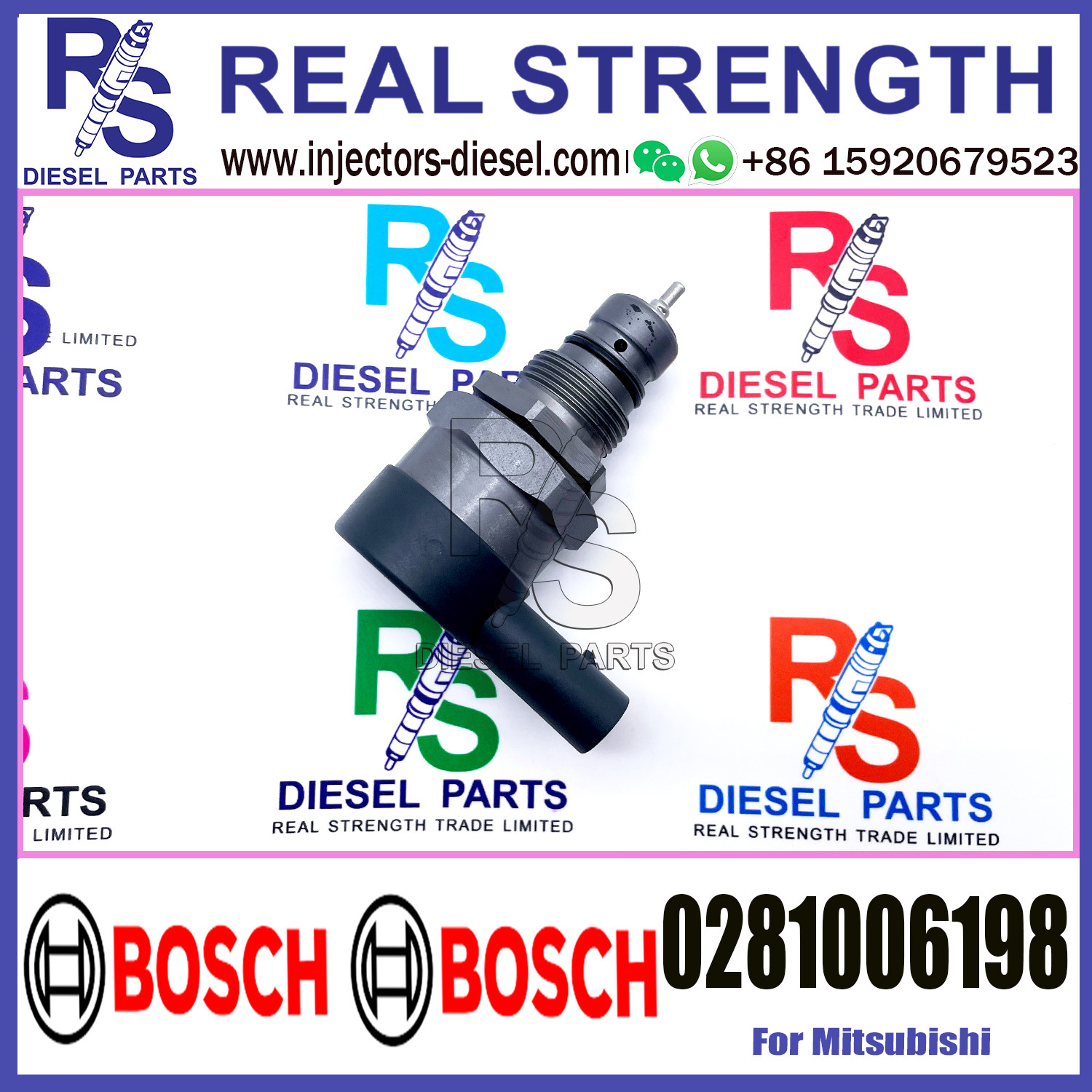 BOSCH Control Valve 0281006198 DRV Regulator Solenoid 0281006198 for Mitsubishi fuso canter 3.0