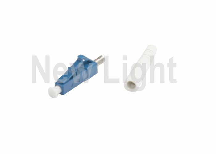 Blue Color Fiber Optic Connectors / 3.0 Diameter LC Multimode Fiber Connector