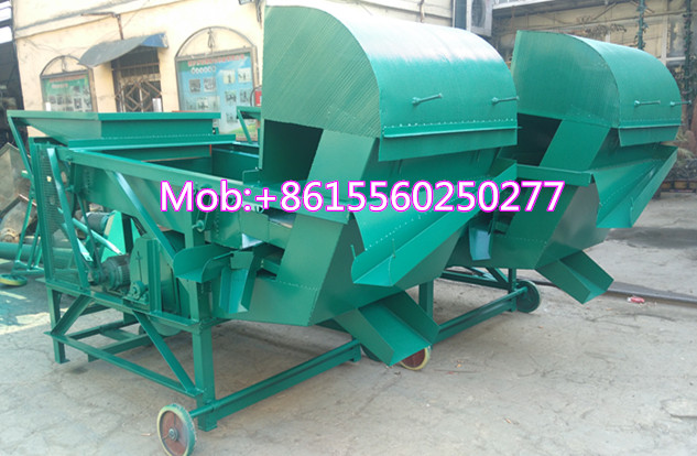 Rejecting shrivelled partioles maize electricity screening machine