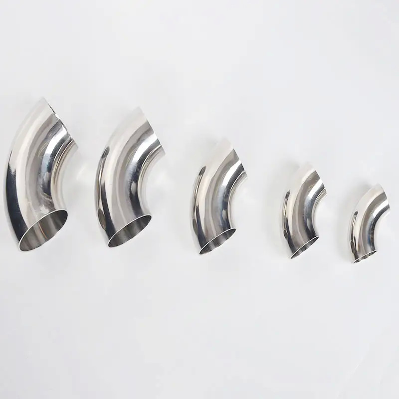 Butt Weld Fittings Stainless Steel Sanitary Pipe Fitting Male Elbow 1/4 Bsp X 8 Mm Od Pipe Bending Pipes