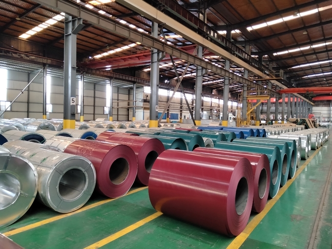 DC51D Cold Rolled PPGL Steel Coil Color Coated Aluminum Zinc Iron 0