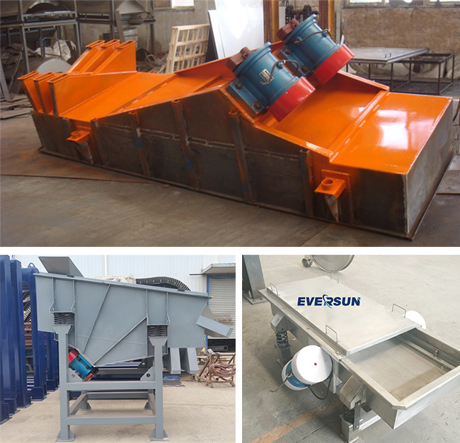 Plastic Granule Linear Vibrating Screen Sifter Vibro Sieve Separator