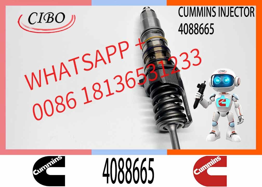 Diesel Fuel Injector Common Rail Injector 4061851 4088327 4088665 3411753 3095040 M11CUM-MINS 3080429 3411756 4061851 40