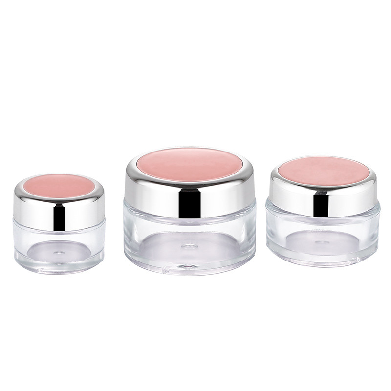 Round Cream Packaging Jar 20g Acrylic Material UV Printing 50mm Width