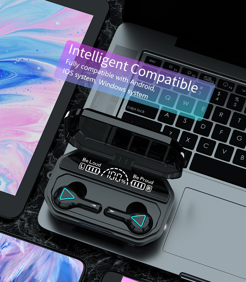 50mAh Bluetooth Earphones For Working Out Lightweight 2.5oz