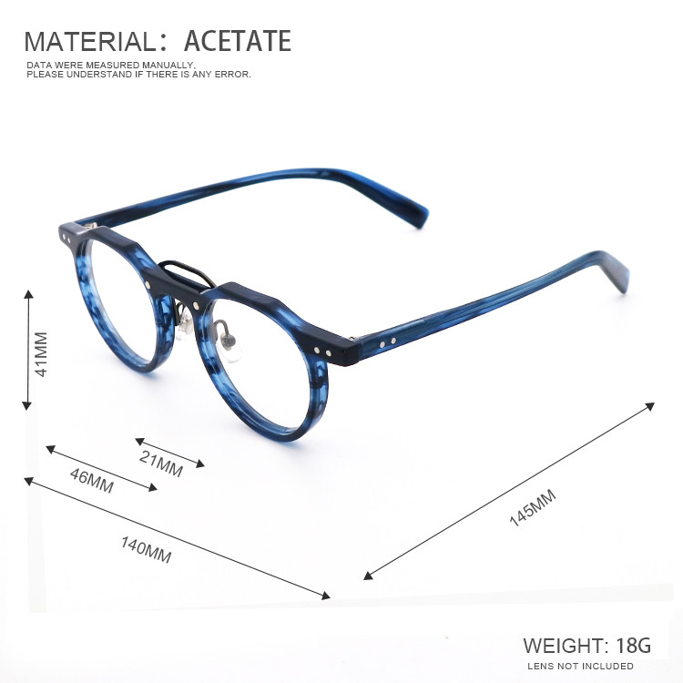 Professional Manufacturer Acetate Frame Glasses Optical MR 98002