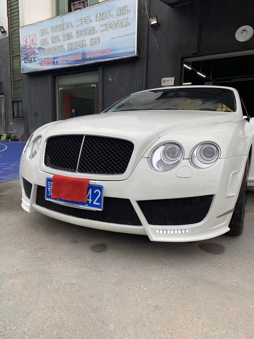 For Bentley Continental Body Kit Continental GT Upgraded MSY-style Carbon Fiber Body Kit for Front and Rear Bumpers