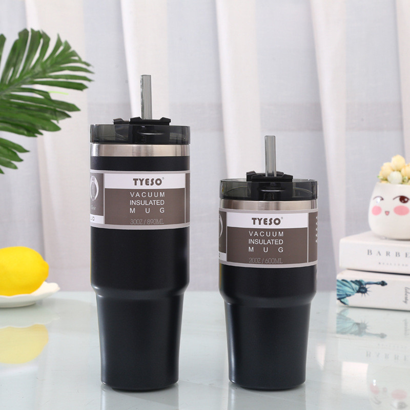 Bulk 30oz Stainless Steel Insulated Tumblers Coffee Mugs With Lid And Straw