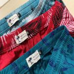 100% Cotton Mens Printed Cotton Shorts Floral Cotton Shorts