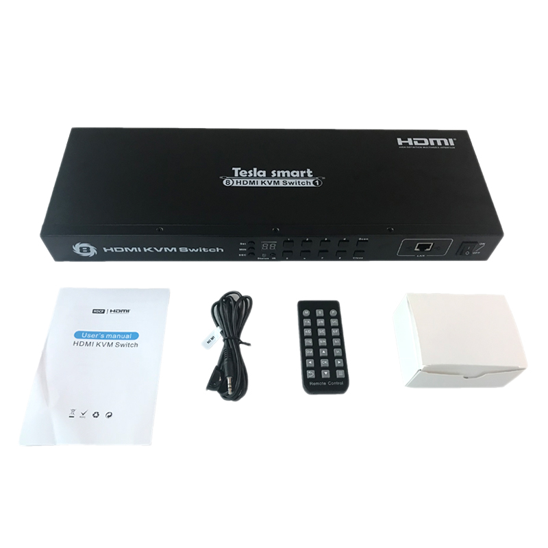 8x1 HDTV KVM Switcher 8 Port HDTV USB 2.0 KVM Switch