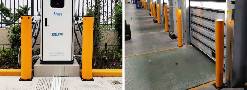 Safety Bollard Anti-collision Post Bollard Traffic Guardrails