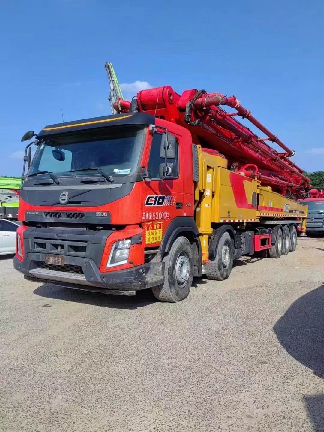 66M 2019 Used Concrete Mixer Pump Sany Boom Pump SYM5538THB