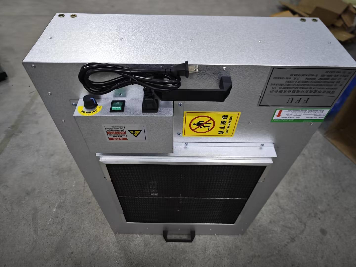 FFU Portable HEPA Fan Filter Unit 2x2 3x2 4x2 4x4 Custom H14 For Lab
