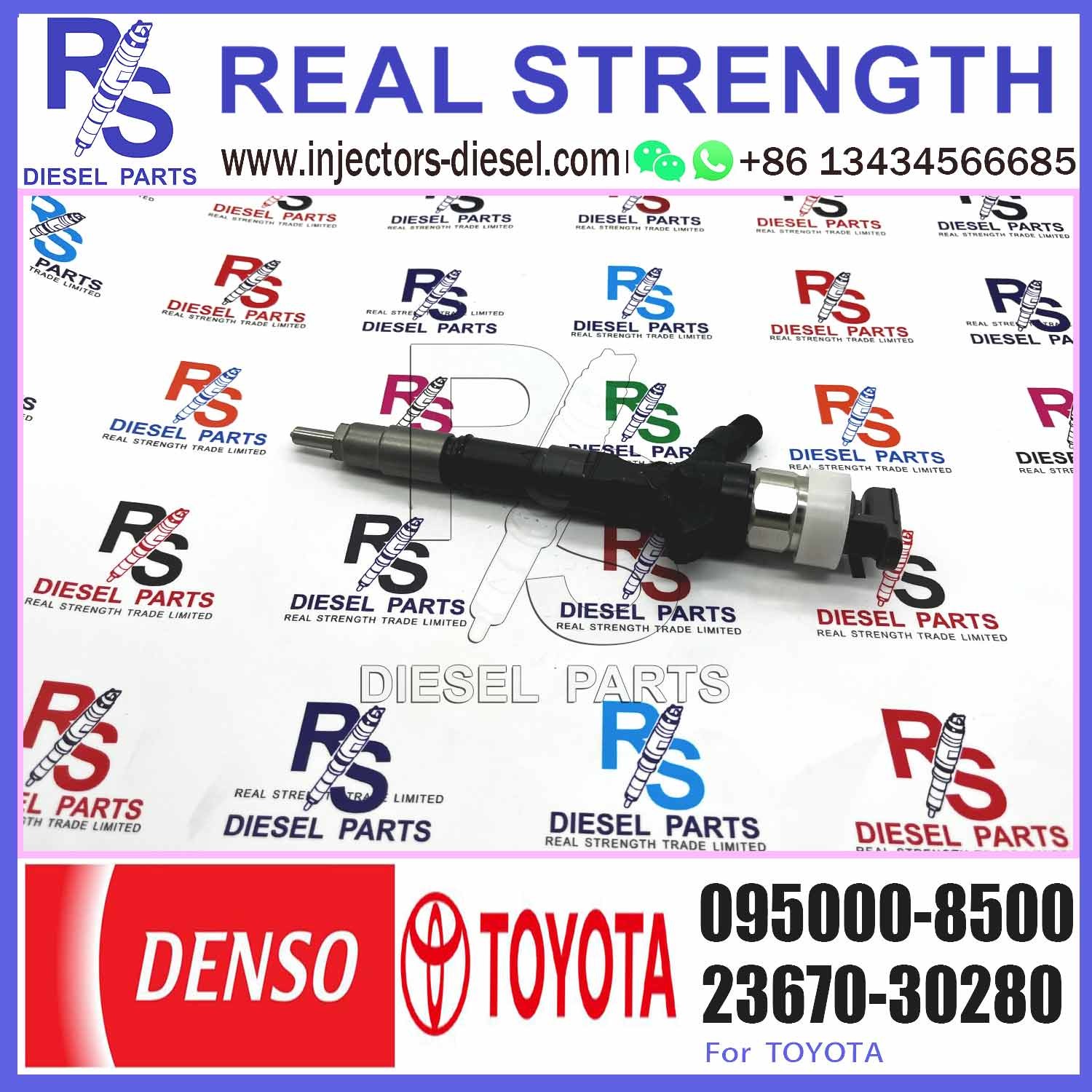 23670-39316 095000-7540 With injector nozzles diesel injectors And Diesel common rail fuel injector