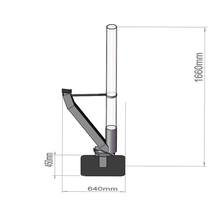Natural Garden Patio Heater Biomass Pellet Warming Heater Pellet Fireplace Modern