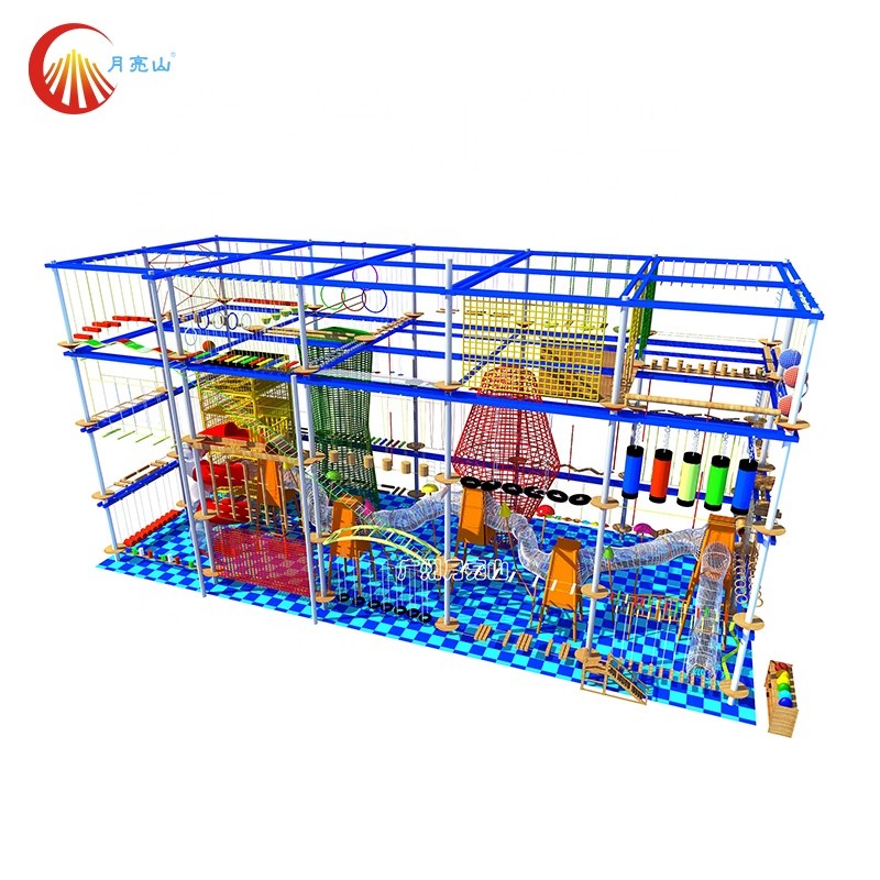 Moonhill Adventure Ropes Course Playground High Ropes Course ROHS Approved