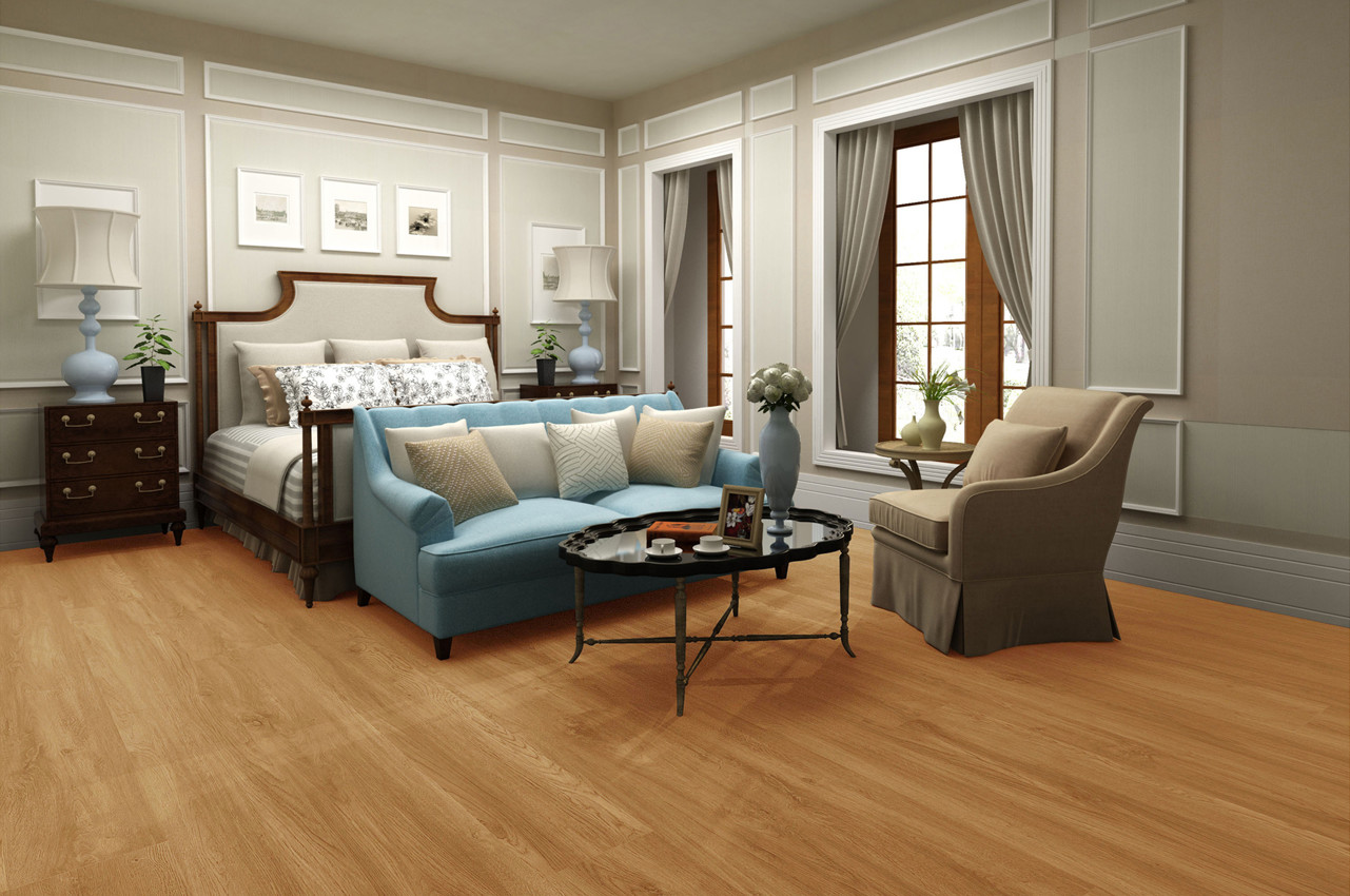 Eco Friendly Herringbone SPC Click Waterproof Fireproof European Oak Grain GKBM FT-W19022-5