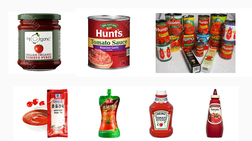 Tomato Sauce Processing Line Customized tomato products processing plant complete set of machines