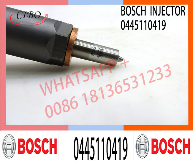 Neutral New Diesel Common Rail Fuel Injector 0445110419 0986 435 213 For Fiat Duo 2.0 CDTI
