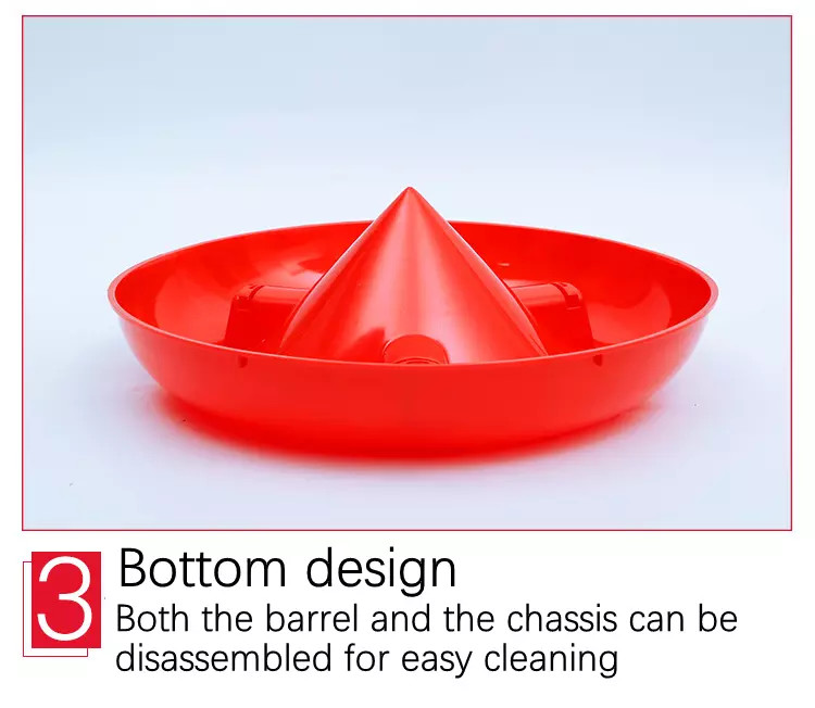 Chicken Plastic Poultry Feeder Pan Bucket and Water Drinker Wholesale Farm Equipment Auto Chicken Feeder
