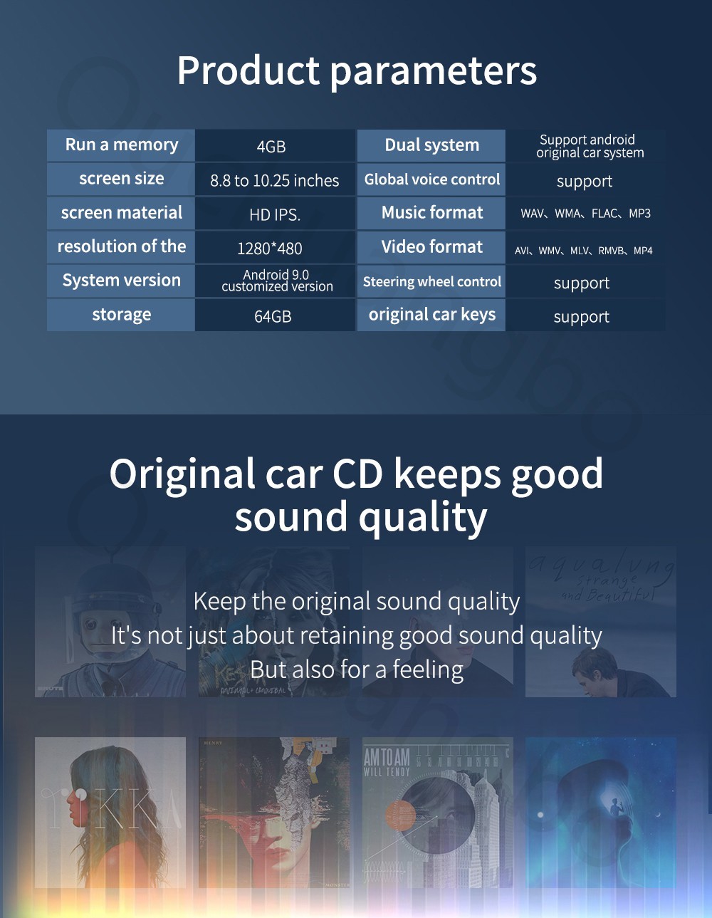 Ouchuangbo car audio gps navi system for 8.8 inch Audi A4 A5 2009-2016 android 9.0 OS 4GB+64GB octa 8 core