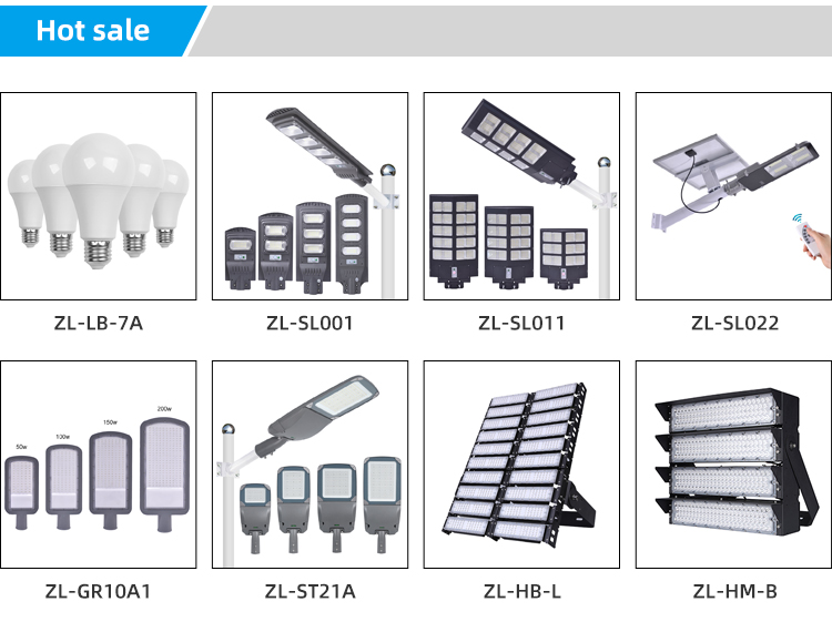 30w 60w 90w 120w LED Solar Powered Lights Integrated Motion Detector Street Lights