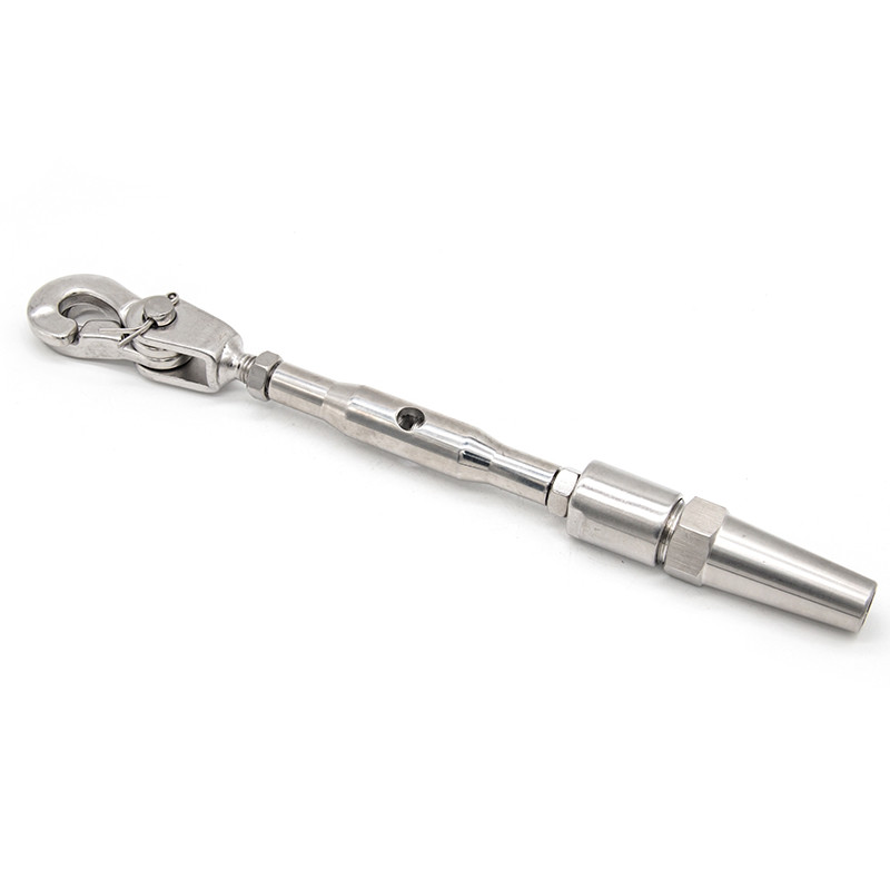 Seagoing Ship Turnbuckle Wire Rope Tensioner Adjusting Length